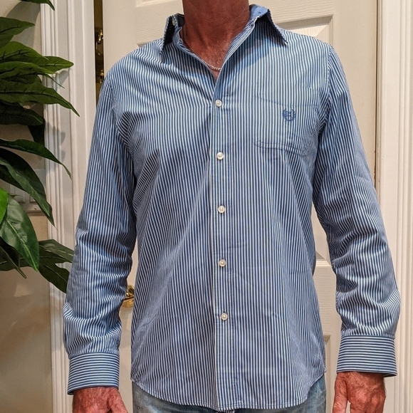 Chaps Men's Long Sleeve Button Down Shirt Size Sm - Picture 1 of 8